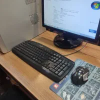 کیس کامپیوتر موس و کیبورد