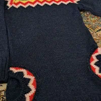 بافت یقه شل با کلاه و شال ست|لباس|ری, علایین|دیوار