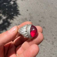 انگشتر نقره یاقوت قرمز