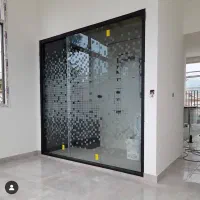 شیشه های تاشو چهار فصل وکابین دوش وپارتیشن شیشه ای|خدمات پیشه و مهارت|کرج, مجتمع صنفی صنعتی|دیوار