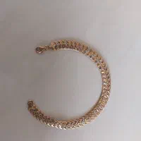 دستبند دو رنگ طلا