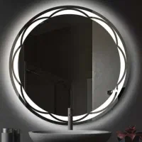 اینه روشویی چراغ دار|لوازم سرویس بهداشتی|ارومیه, |دیوار