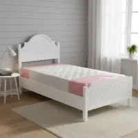 تخت و سرویس  خواب چوبی وکیوم با کفی