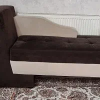 مبل شزلون ۳نفره سالم در حدنو|مبلمان خانگی و میز عسلی|قم, بنیاد|دیوار