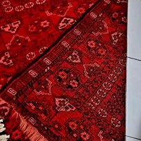 ۲ عدد کناره ترکمن دست بافت درجه ۱ کاره عشایر ترکمن