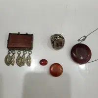 گردنی عقیق.انگشتر.دلربا.نگین انگشتر