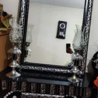 سیستم صوتی و آینه و شمدان