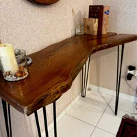 کنسول چوبی روستیک|بوفه، ویترین، کنسول|رشت, گلسار|دیوار