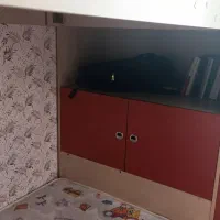 تخت دو طبقه چوبی|تخت و سرویس خواب|گلپایگان, |دیوار