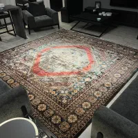 فرش مربع نخ ابریشم 3*3|فرش|تهران, شهرک دانشگاه شریف|دیوار