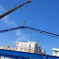 جرثقیل اجاره ای ۷تن دکل بلند وبالابر ۲۲متری|خدمات حمل و نقل|تهران, نیروی هوایی (پیروزی)|دیوار