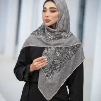 روسری دستدوز چاپخیس طرح شنل|لباس|رودسر, |دیوار