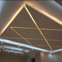 کناف رابیتس نورمخفی جوشکاری والپست نبشی سقف کاذب