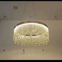 لوستر الماس.کریستالی نفیس کد۶۲۷۳۵. AC light|لوستر و چراغ آویز|تهران, سنگلج (شاپور)|دیوار