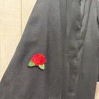 مانتو مشکی مجلسی آستین باز