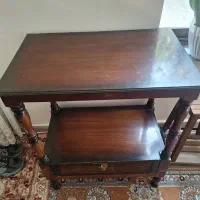 میز  چوبی سالم کمددار  هنری