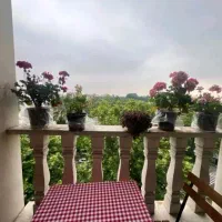 ۱۸۰متری بالاترین طبقه رو به فضای مشجر باغ محتشم