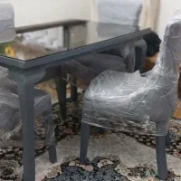 ناهار خوری ۴نفره رنگ طوسی