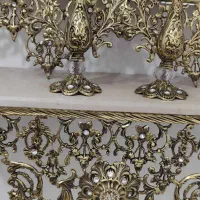 آینه شمعدون برنج اصل|آینه|کهریزک, |دیوار