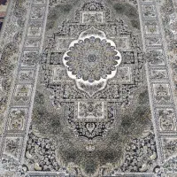 فرش شش متری نو دودی نقره ای