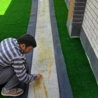 نصب چمن مصنوعی وعیره کاشت چمن طبیعی هرس کاری