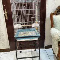 قفس پرنده میله ها محکم در حد نو|لوازم جانبی حیوانات|ری, شهید غیوری (ابن باویه)|دیوار