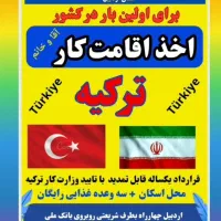 کار در ترکیه و اروپا ( قانونی و با بیمه )