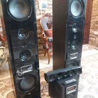 دو عدد باند اسپیکر و ساب فلش خور بلوتوث خور|صوتی و تصویری|تهران, خانی آباد نو شمالی|دیوار