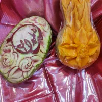 حکاکی میوه یلدا|صنایع دستی و سایر لوازم تزئینی|قم, حنیف نژاد|دیوار