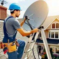 نصب آنتن نصاب وتعمیر گیرنده دیجیتال وغیره