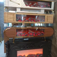 میز تلویزیون شومینه دار