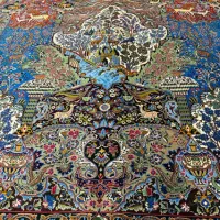 فرش دستباف جفت ۱۲ متری کرک