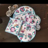 سرویس اشپزخانه|سفره، حوله، دستمال آشپزخانه|شیراز, مسلم|دیوار