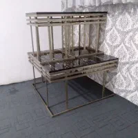 میزعسلی فلزی روکش طرح سنگ