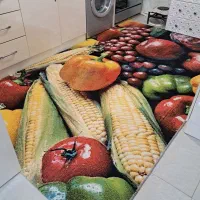 گلیم با طرح میوه ای|گلیم، جاجیم، گبه|بوکان, |دیوار