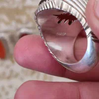 انگشتر دوقاب سید حسن .نگین جز|جواهرات|شیراز, امام حسین|دیوار