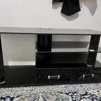 میز تلوزیون شیشه ای|میز تلویزیون|میانه, |دیوار