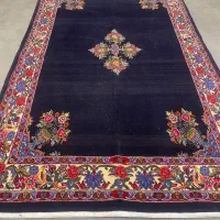 فرش دستباف (بساک) ۱۶۵ در ۲۴۵ بیجار ریز باف|فرش|مشکیندشت, |دیوار