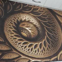 گلیم فرش زیبا در حد نو