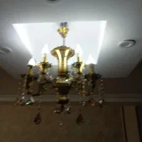 ۳ عدد لوستر برنزی اصل وزیبا|لوستر و چراغ آویز|کرج, گلشهر|دیوار