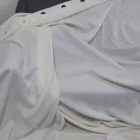 پرده پانچی ۲/۵۰رنگ شیری نباتی مناسب پرده پذیرایی