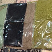 شال برشکا لبه لمه دار  تک رنگ