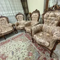 مبلمان کلاسیک ۹ نفره-مبل کاملا سالم و تمیز|مبلمان خانگی و میز عسلی|تهران, مخصوص|دیوار