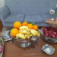 سرویس پذیرایی آلومینیوم برنجی لیلیوم|ظروف سرو و پذیرایی|قم, باجک دو|دیوار