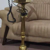 تلفن برنزی پایه بلند تزئینی