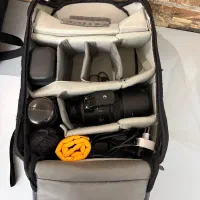 لنز۷۰-۲۰۰ سه پایه رم باتری و کوله پشتی دوربین|دوربین عکاسی و فیلمبرداری|تهران, ایرانشهر|دیوار