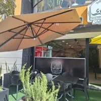 فروش چتر میزو صندلی گلدن در حد نو