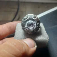 انگشتر نقره هبهاب عتیقه زیر خاکی