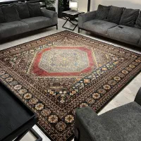 فرش مربع نخ ابریشم 3*3|فرش|تهران, شهرک دانشگاه شریف|دیوار