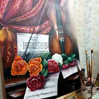 تابلو نقاشی رنگ روغن